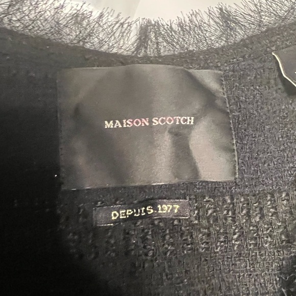 MAISON SCOTCH Oversized Open Front Sweater Size PETITE - Picture 5 of 7